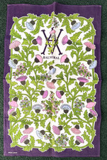 Vintage 1994 Scottish Balmoral Castle Irish Linen Wall Hanging Towel Scotland