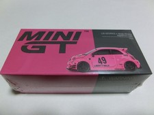MINI GT 1/64 Abarth 595 LB-WORKS x Abas Works Pink Left Hand Drie MGT00851-L