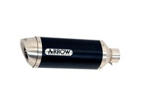 Thunder Arrow SchalldÄMpfer Aluminium Dunkler Edelstahl FÜR Yamaha Tracer 700