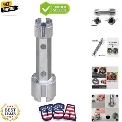 Step-by-step tub drain remover wrench guide