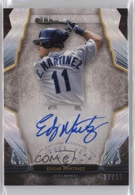 2018 Topps Five Star Career Year 7/35 Edgar Martinez #CRA-EM Auto HOF k4s