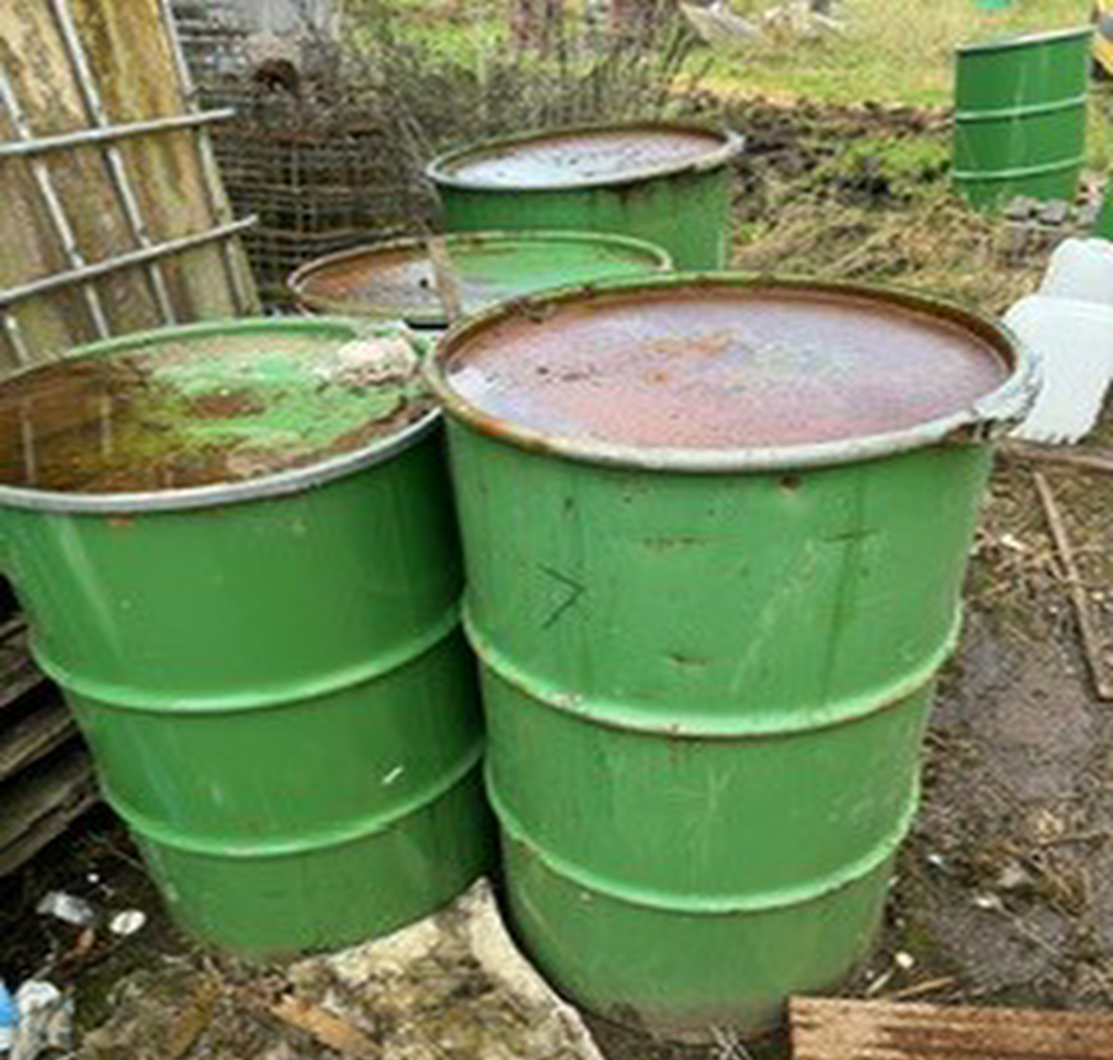 40 GALLON METAL STEEL DRUM (EMPTY) | eBay UK