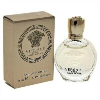 Versace Eros Pour Femme EDP Spray 0.17 oz Women's Perfume New