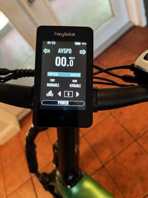 Heybike Tyson   Display Screen