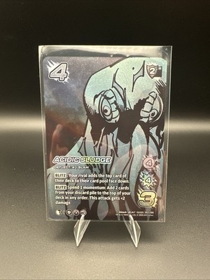UVS Games Acidic Sludge Foil Attack Card Alt Art GZ201 207/186 UniVersus EN