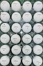 24 5A Titleist Pro V1 2024-2026 Years Used Golf Balls In Mint Cond 1670 