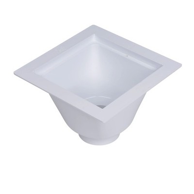 Oatey 4 Inch White PVC Floor Sink for Residential and Commercial Use