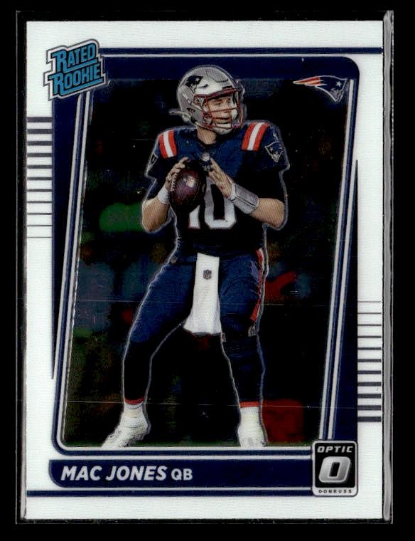 2021 Donruss Optic #206 Mac Jones Rated Rookie New England Patriots