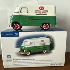 Department 56 Snow Village KRISPY KREME DOUGHNUT DELIVERIES #56.55165 NEW 2002 