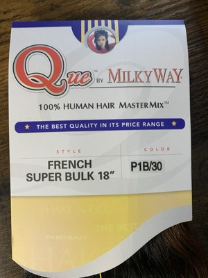 18'' 100% Human Hair  Wet & Wavy  Bulk Micro Braid Braiding Hair