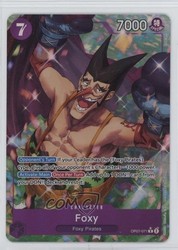 Foxy - OP07-071 - 500 Years in the Future - Rare Alternate Art Holo