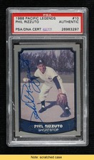 PSA/DNA 1988 Pacific Baseball Legends Phil Rizzuto #10 HOF READ 1rn1