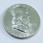 1959-D Franklin Half Dollar- 90% Silver- Choice Gem Uncirculated Coin #7284