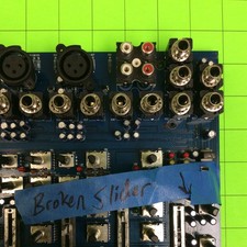 BROKEN Behringer Eurorack UBB1002 Mixer Main Board 217120 BROKEN Slider