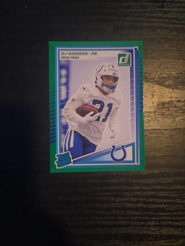 2025 Panini DJ Giddens Base (Raw)