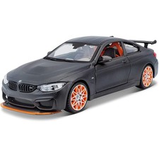 Maisto BMW M4 GTS Coupe (F82) 2016 1:24 Special Edition Grey Diecast Car New