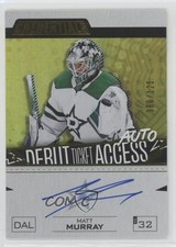 2023 Credentials Debut Ticket Access Yellow /125 Matt Murray #DTAA-MM Auto 18qm