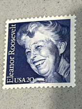 Eleanor Roosevelt 20 cent stamp, 1984, unused / mint condition