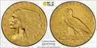 1913 Indian Head Quarter Eagle - PCGS Certificate 52017005