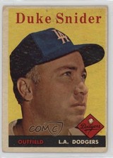 1958 Topps Duke Snider #88 HOF 0uj7