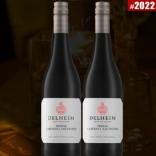 2 Flaschen Delheim 2022 Shiraz Cabernet Sauvignon 13,5% Südafrika 0,75l