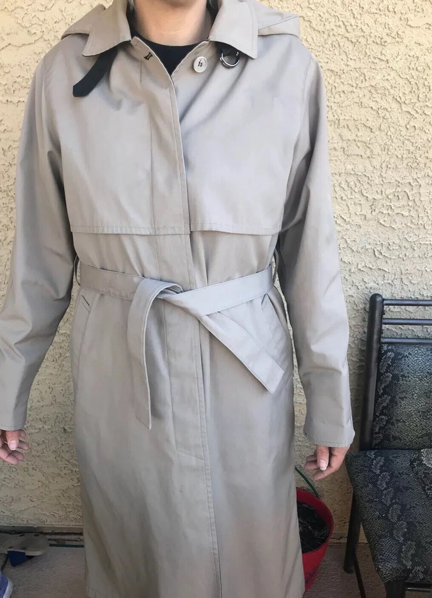London fog trench hotsell coat with detachable liner