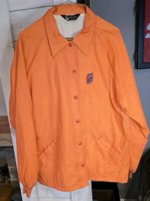 Vintage 70s University Of Illinois Duckster Jacket Ladies Queen Size Mens L/XL