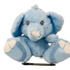 Aurora Baby Plush Taddles Elephant Blue Very Soft Lovey Stuffed Toy 10" New