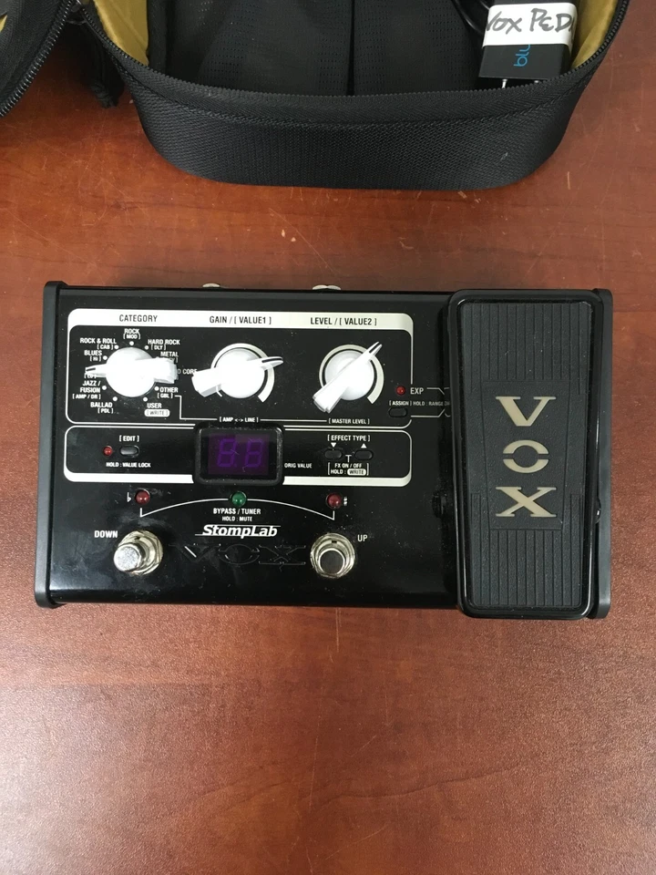 Pedal de efectos procesador de efectos para guitarra modelado VOX StompLab SL2G Foto 3 de 4