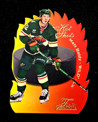 2022-23 Skybox Metal Universe Hot Shots Matt Boldy Rookie Die-Cut #18 MINT   