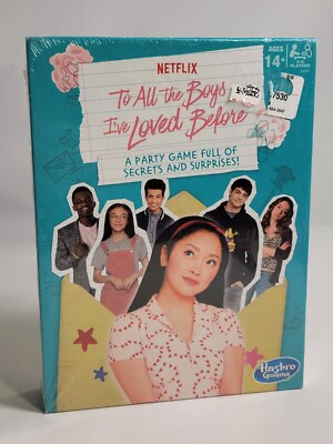 Netflix TO ALL THE BOYS I'VE LOVED BEFORE Party Board Game Ages: 14+ NEW/SEALED!