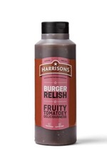 x1 Harrisons Burger Relish Sauce 1 Litre / 1 Kg Dressing Bbq Kebab Mayo Dip Bbq
