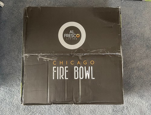 AL FRESCO CHICAGO FIRE BOWL Log Burner Wood Burner Chiminea Outdoor Patio Heater - Picture 11 of 12