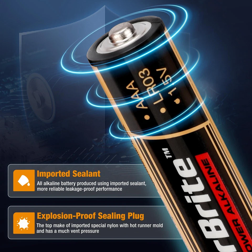 64pcs Alkaline Battery Pack 32Pk AAA Alkaline Battery&32Pk AA Alkaline Battery - Image 4 of 4