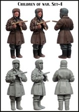 EVOLUTION MINIATURES 1:35 EM-35108 WWII RUSSIAN CHILDREN OF THE WAR SET 4