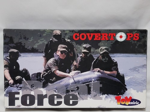 NEW (Open Box) Covert Ops Boat Force ToyRRific Zodiac Navy Seal Raft & Oars 1/6