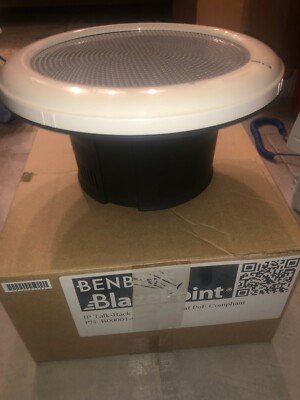 Benbria BlazePoint IP Talk-Back Speaker 802.3af PoE Intercom Ceiling Speaker 