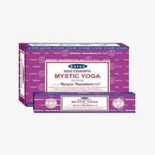 Satya Mystic Yoga Incense Sticks Natural Fragrance Masala AGARBATTI 15x12 Pack
