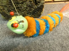 Marionette Worm Kids Bible Story Puppet Show Old England Vintage Toy weird XA