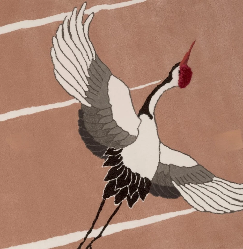 New Heron Rug By Elegance and Grace of This Beautiful Species in Luxurious Look - Image 2 of 4