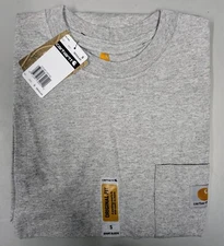 Carhartt Mens T-shirt "Original Fit" Short Sleeve Small Grey