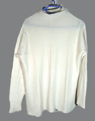 FROGBOX Damen Pullover Weiß gr. 36 Wolle & Kaschmir Top Zustand Oberteil