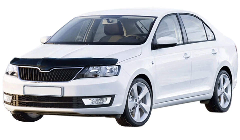 Hood Deflector Bonnet Guard Protector For Skoda Rapid 2012 - 2019 SCOUTT - Image 2 of 4
