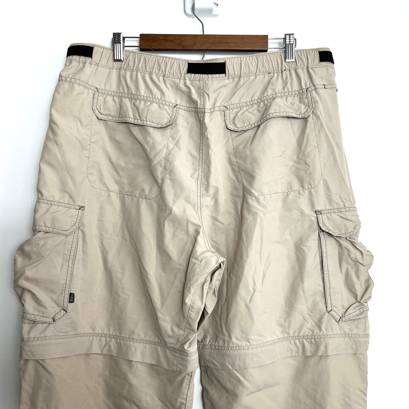 REI Men’s Convertible Cargo Pants Zip Off Shorts XL 3… Gem