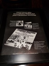 Johnny Mathis Those Were The Days Rare Original Promo Poster Ad Framed!