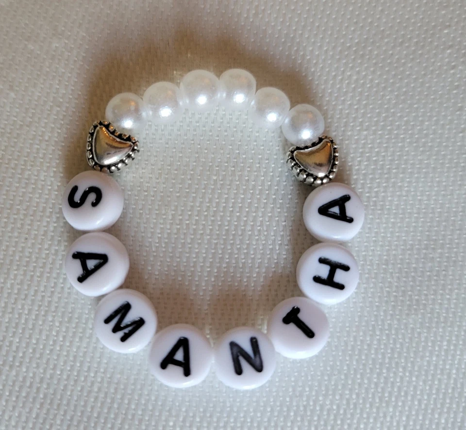 HANDMADE Doll NAME BRACELET "Personalized" fits 18" Dolls American Girl SPECIAL SALE!