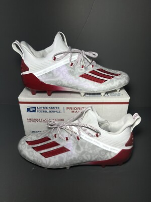 Adidas Adizero New Reign Young King Football Cleats  Floral Red FU6708 Size 10