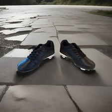 New NIB Girls Rip-It Diamond Softball Cleats Molded Black/Black Size 5.5