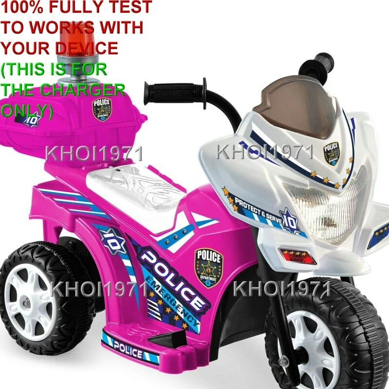 WALL charger AC adapter FOR 0292 Kid Motorz Lil POLICE Patrol