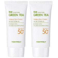 TONY MOLY The Chok Chok Green Tea Moist Sun Cream SPF50 PA  , 50ml, 2ea